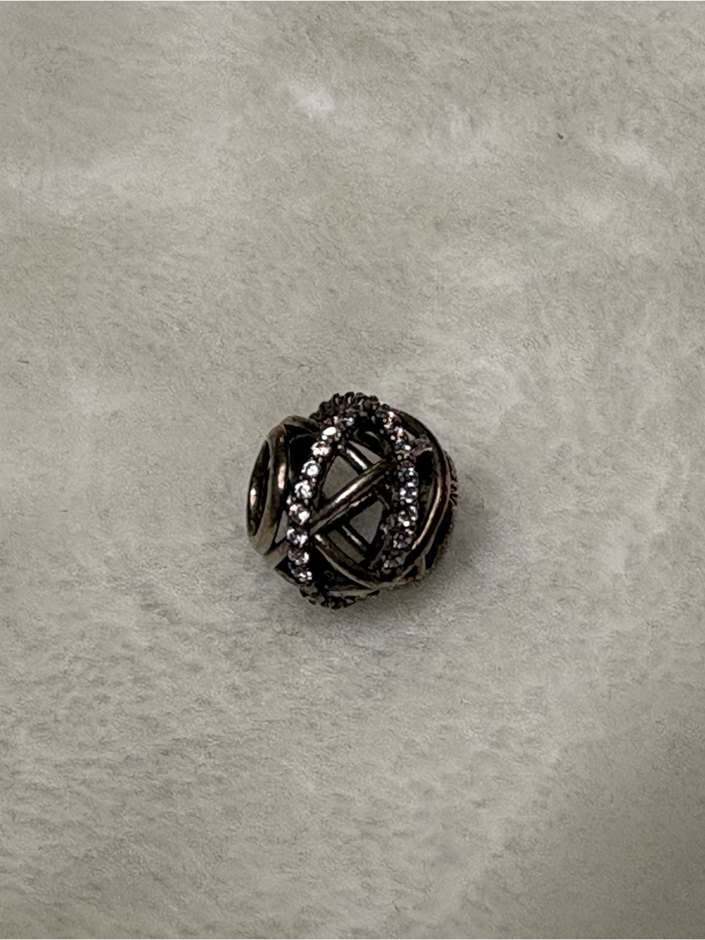 Authentic Pandora Galaxy Openwork Charm 791388CZ Retired Sterling Silver CZ Rare - Picture 7 of 11